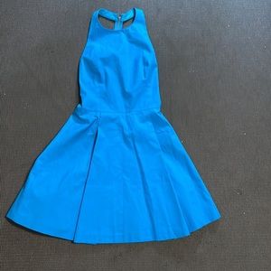 Blue mini dress